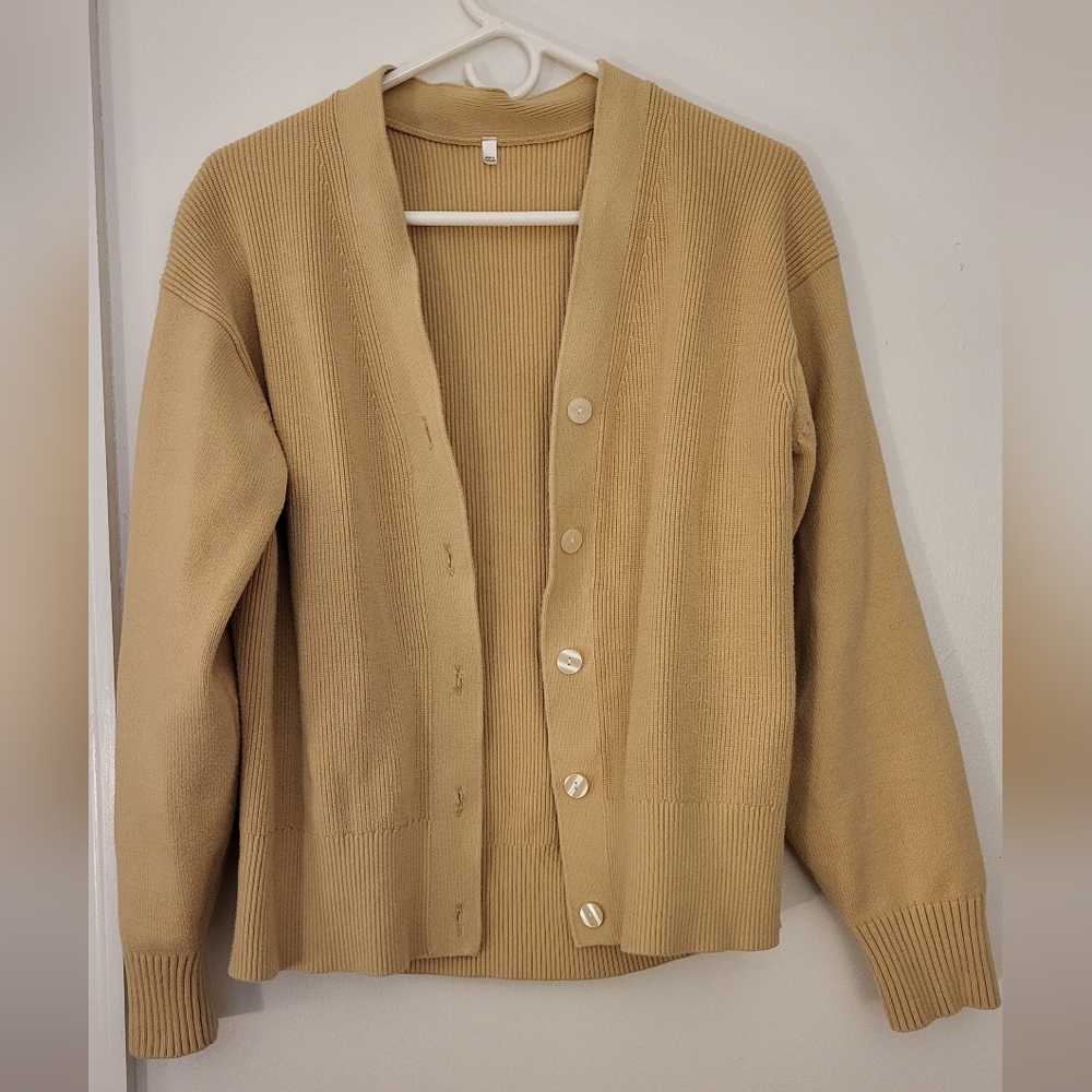 Muji Women's V-Neck Cardigan M